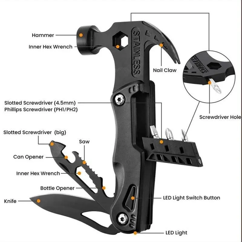 7 in 1 Multi Tool Portable Versatile Pliers