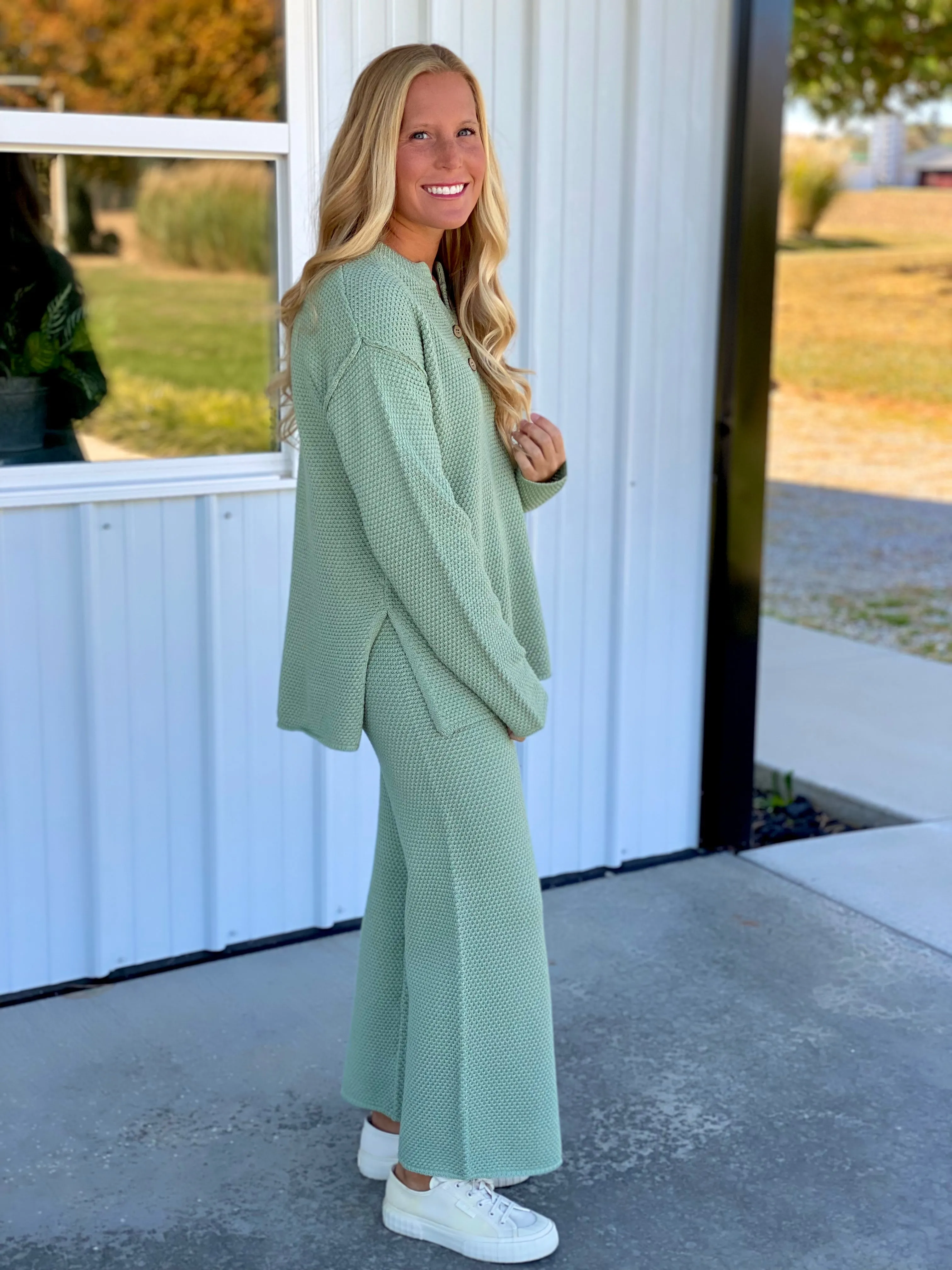 All About Comfort Sage Sweater