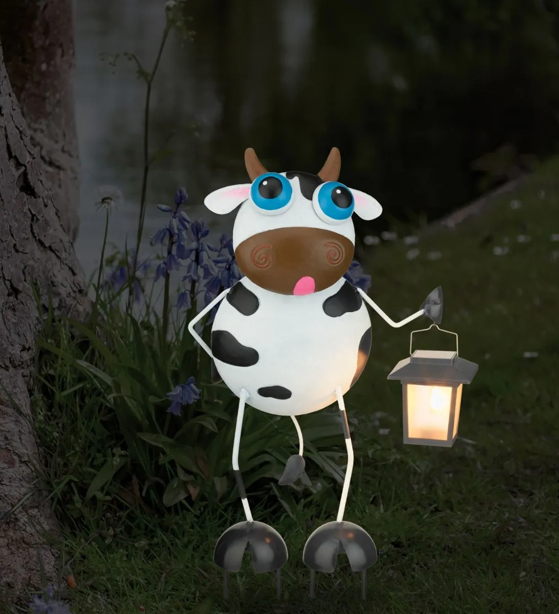 Backyard Cow Solar Stake