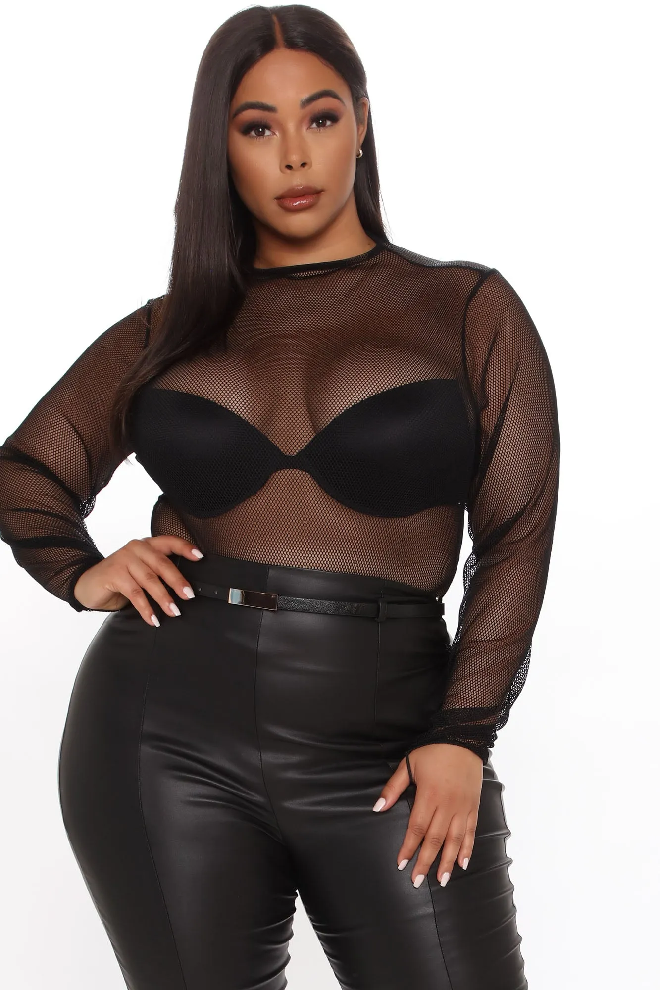 Bait Fishnet Bodysuit - Black