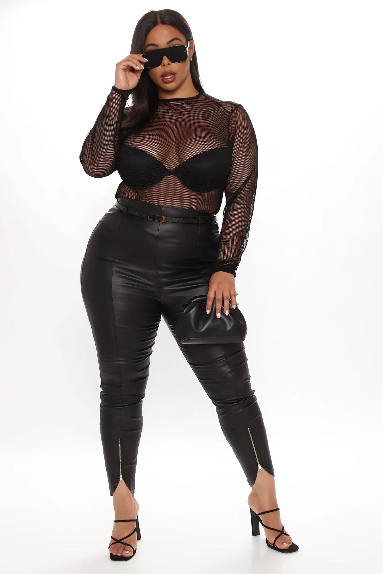 Bait Fishnet Bodysuit - Black