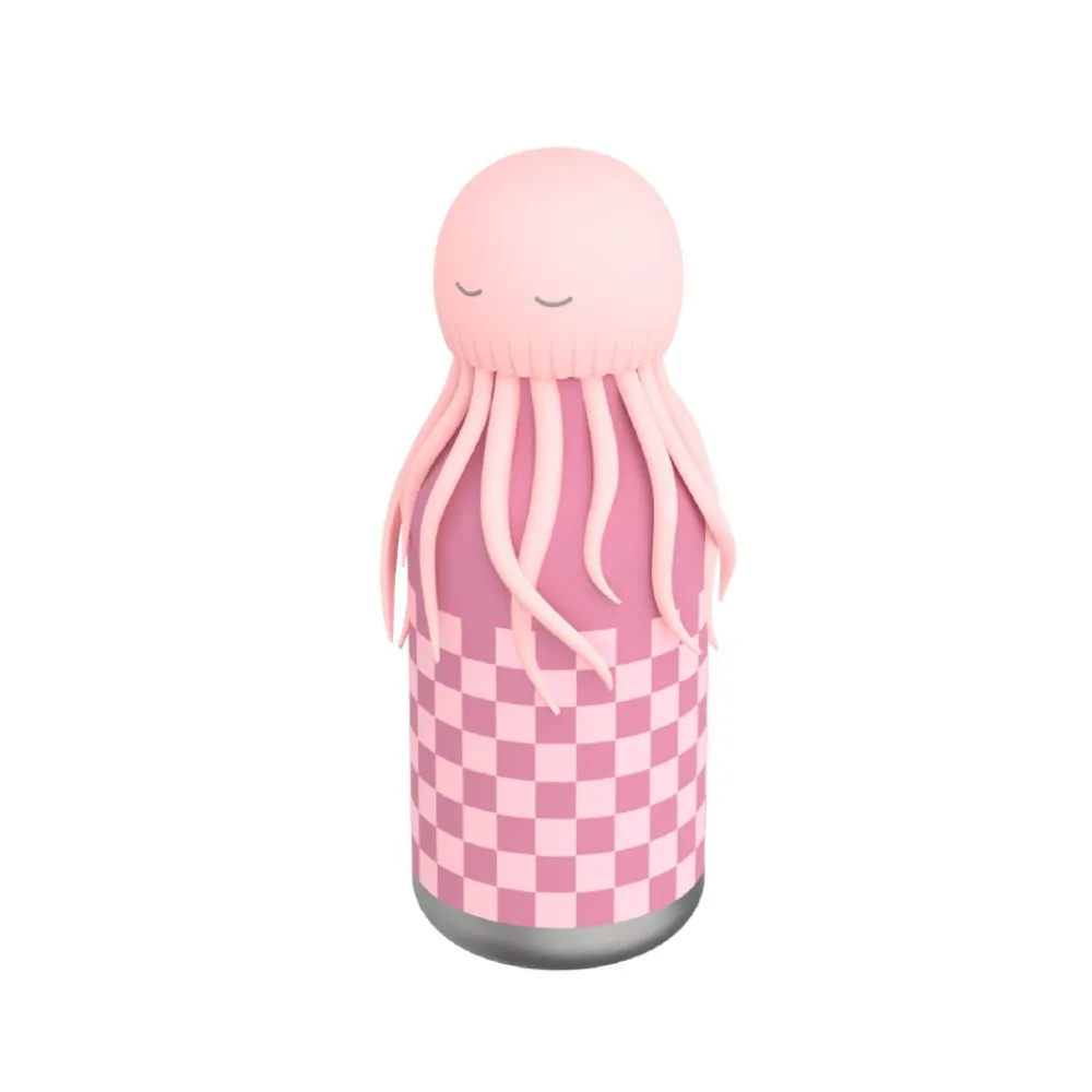 Bestie Bottles Jellyfish Pink, 16 oz