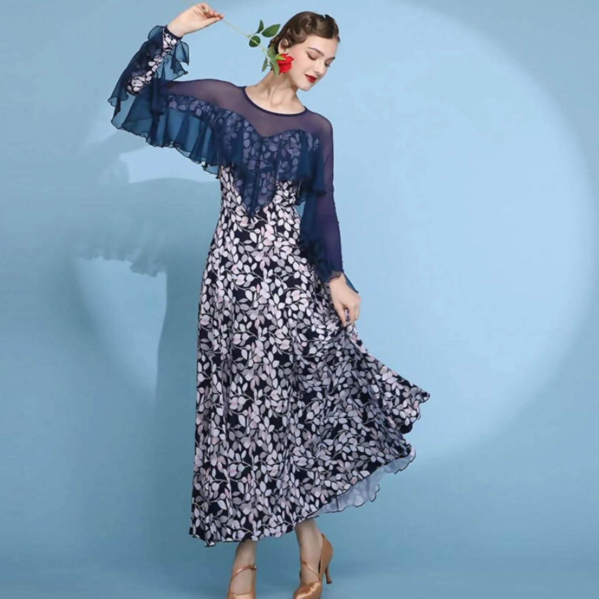 Breezy Blossoms Womens Dance Apparel | 2114