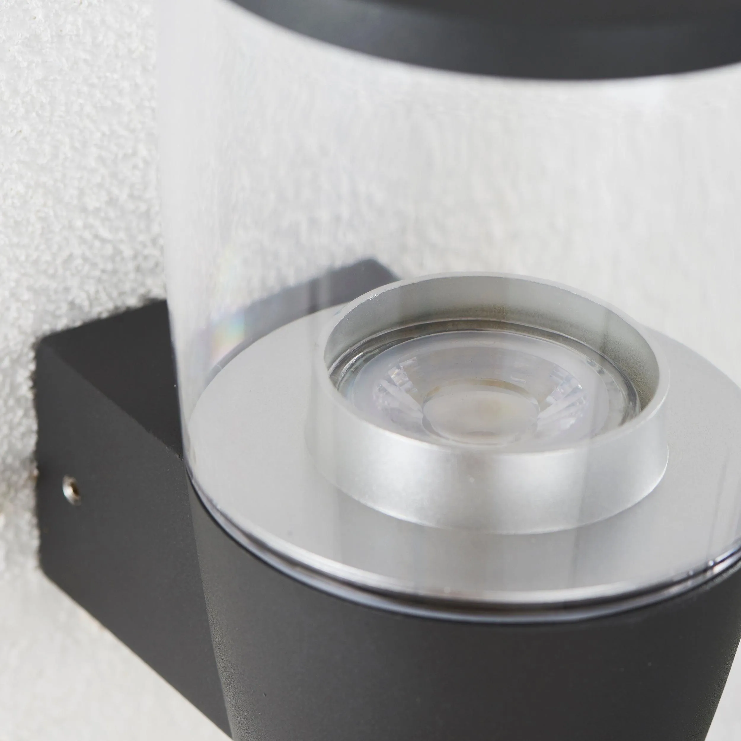 Canillo Grey Outdoor Wall Light IP44 4.6W