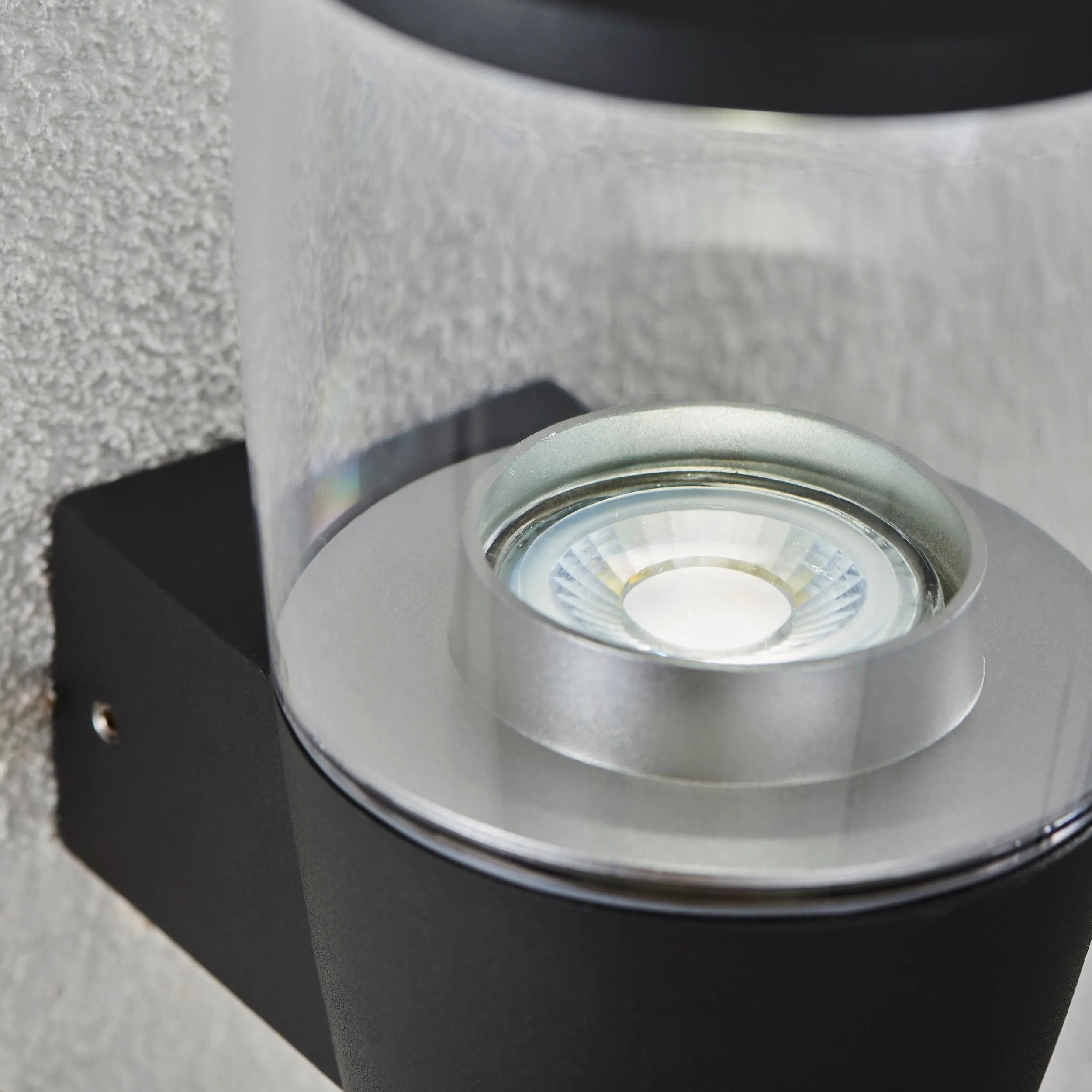 Canillo Grey Outdoor Wall Light IP44 4.6W