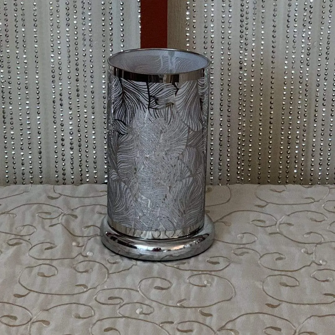 LED Touch Sensor Lamp  Silver Feather LED