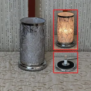 LED Touch Sensor Lamp  Silver Feather LED