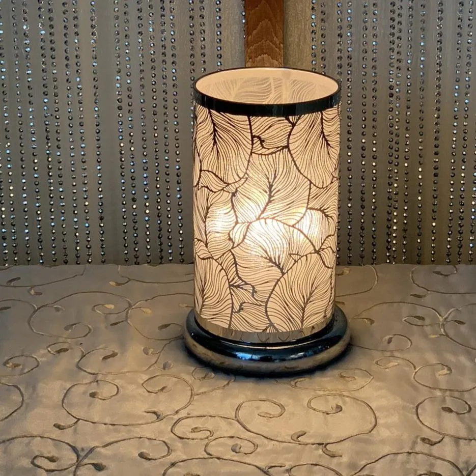 LED Touch Sensor Lamp  Silver Feather LED