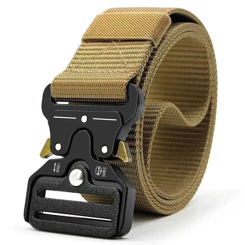 Men's Belt Outdoor Multi Function Belt High Quality Canvas For Nylon Male Luxury Belts Women's Sports Jeans Belt Neutral Belts