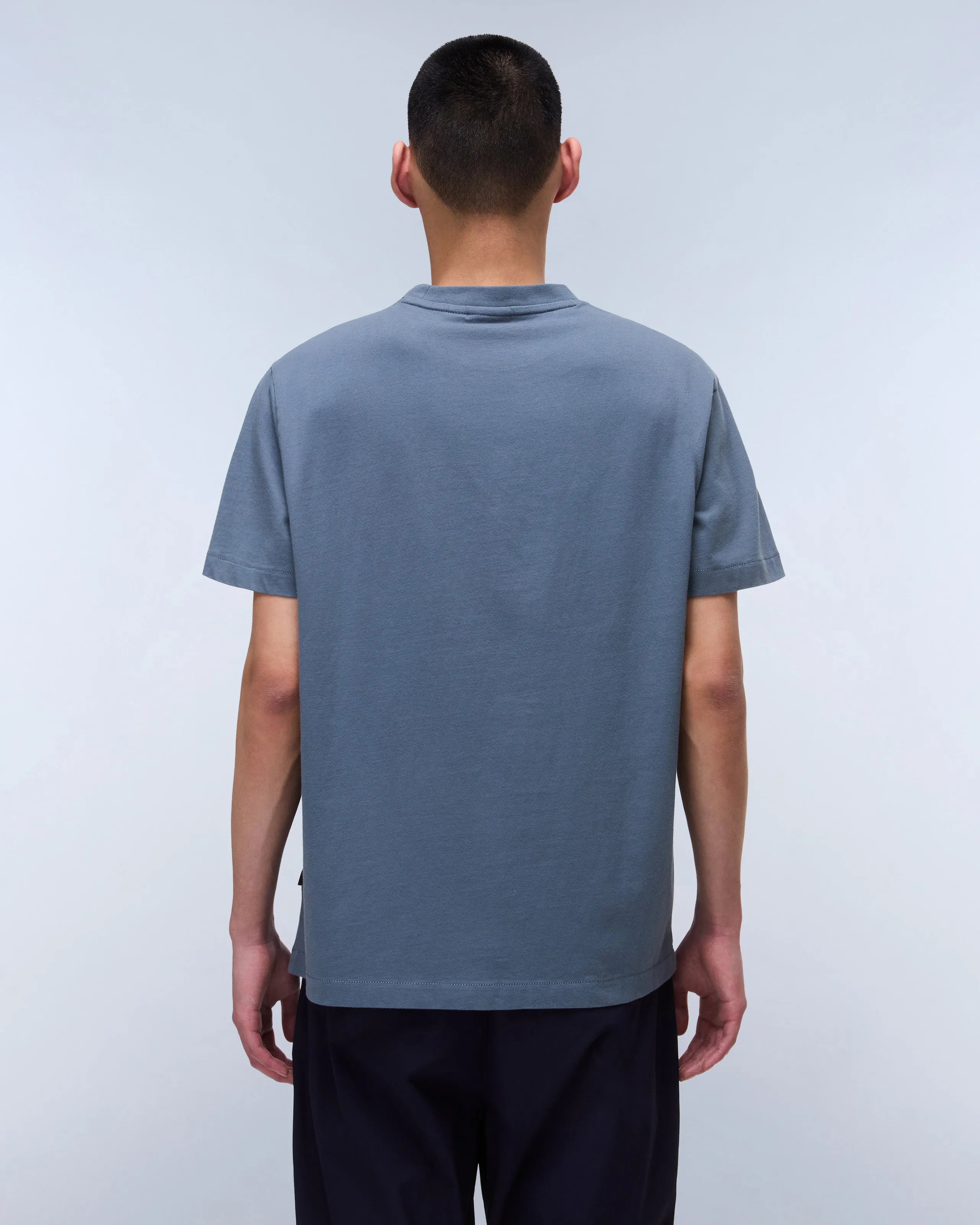 Napapijri Box Logo Tee - Stormy Weather