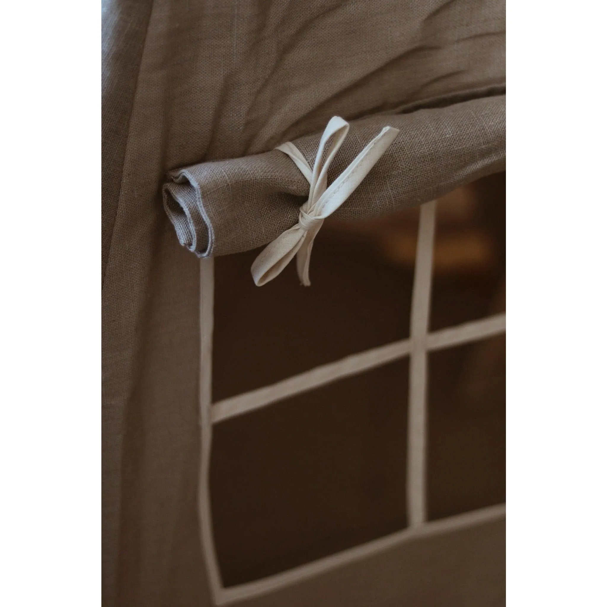 Natural Linen Teepee Tent