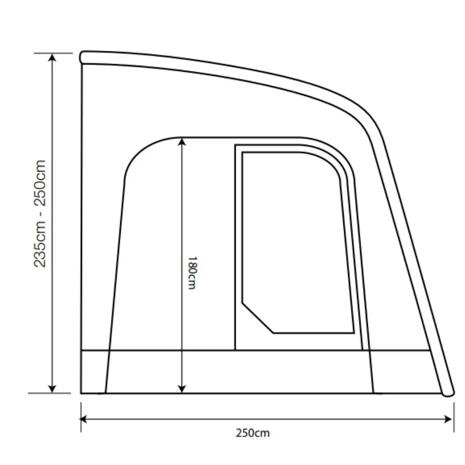 Outdoor Revolution Sportlite Air 320 Inflatable Caravan Awning