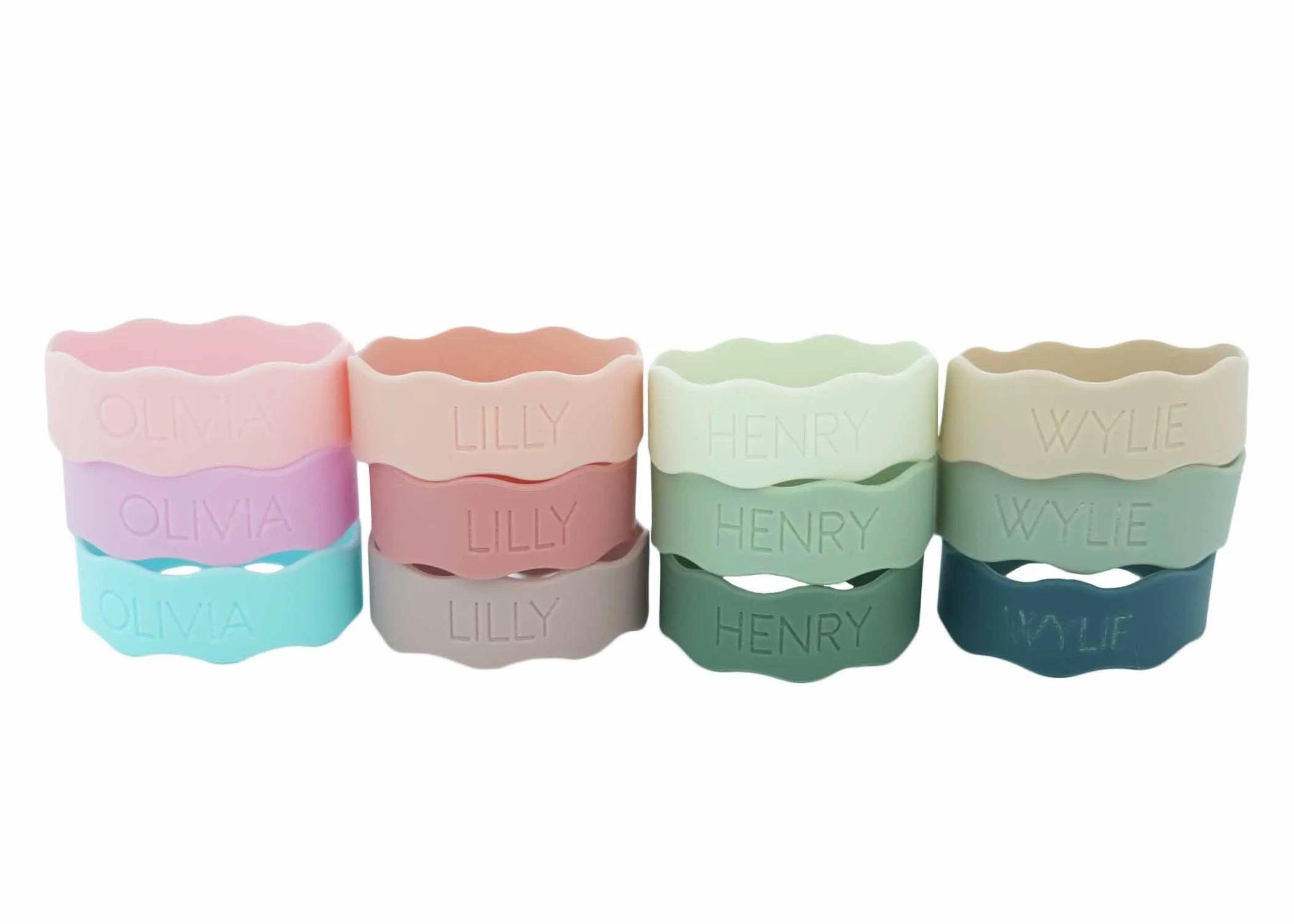 Personalized Silicone Bottle Labels