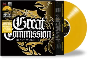 THE GREAT COMMISSION - HEAVY WORSHIP (*NEW-YELLOW VINYL, 2024, Bombworks Records) Brilliant-Christian Metalcore Worship w hooks!