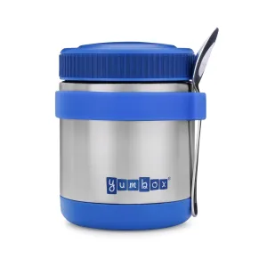 Thermal Food Jar for Hot Lunch - Yumbox Zuppa with Spoon - Neptune Blue