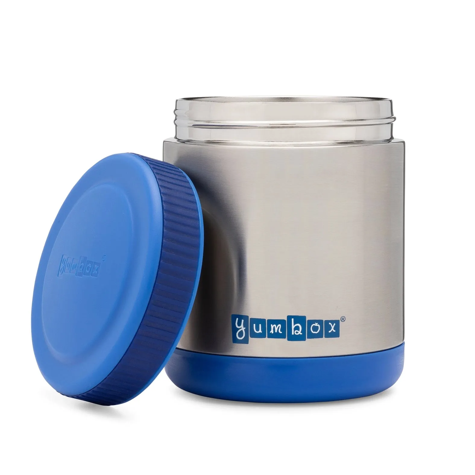 Thermal Food Jar for Hot Lunch - Yumbox Zuppa with Spoon - Neptune Blue